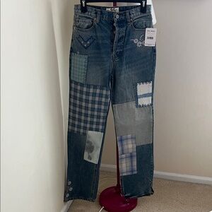 Free People Blue Denim Jeans